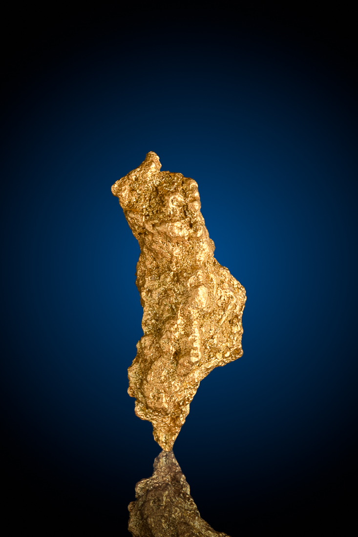 (image for) Long Rustic Gold Nugget from the Yukon - 3.68 grams